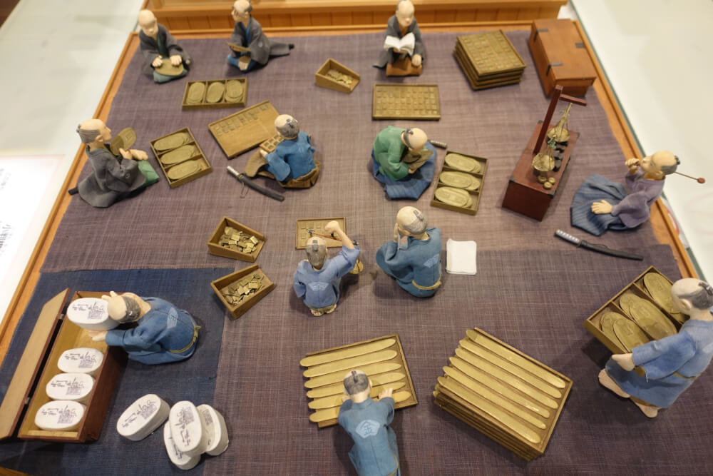 The models in the museum are excellent! Here is a view of the old imperial mint before it was re-established in 1871.